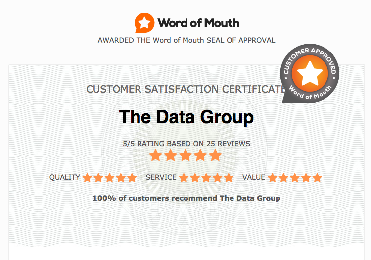 The Data Scraping Group - Word Of Mouth Online Reviews